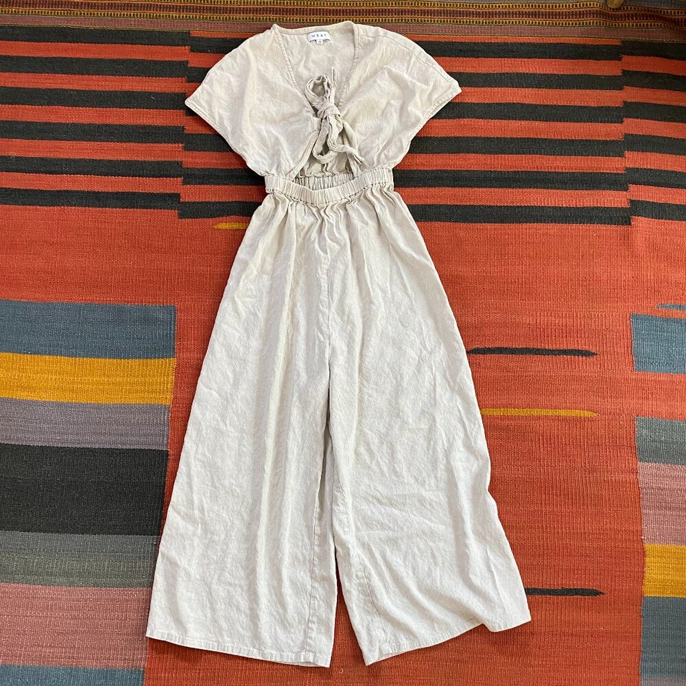 Wray Tie Front Jumpsuit XS